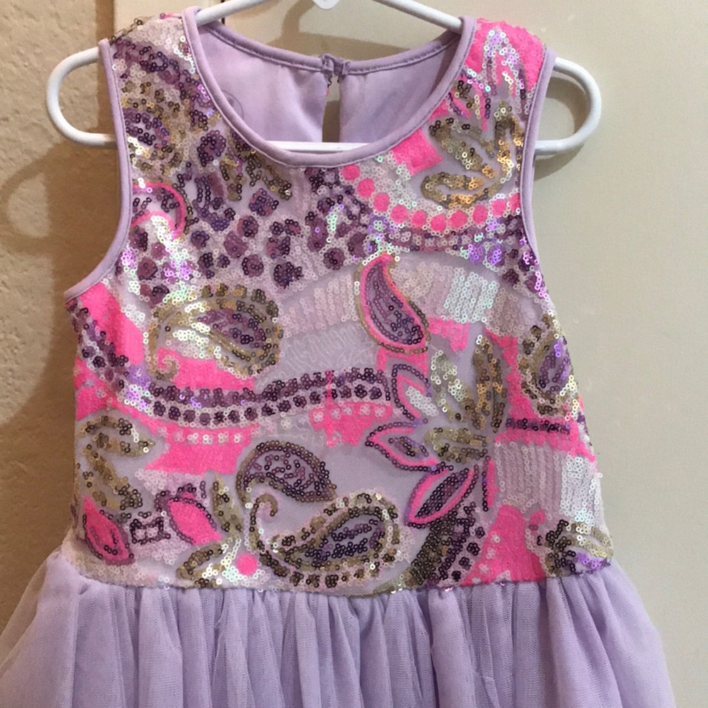 Sequin Girls Dress Pippa & Julie Sz. 6